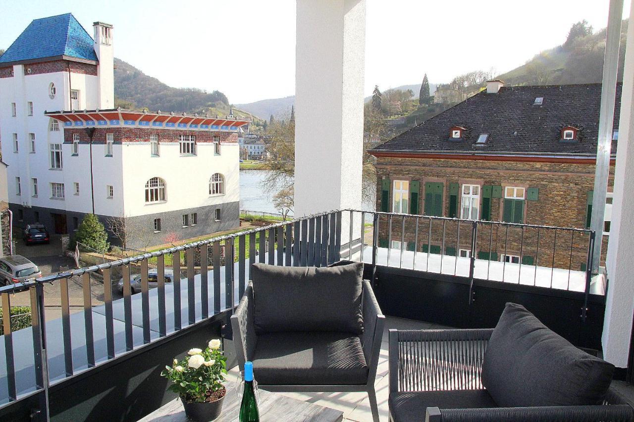 Mosel-Loggia - Luxusapartment -Terrass - Klimaanlage Traben-Trarbach Eksteriør bilde